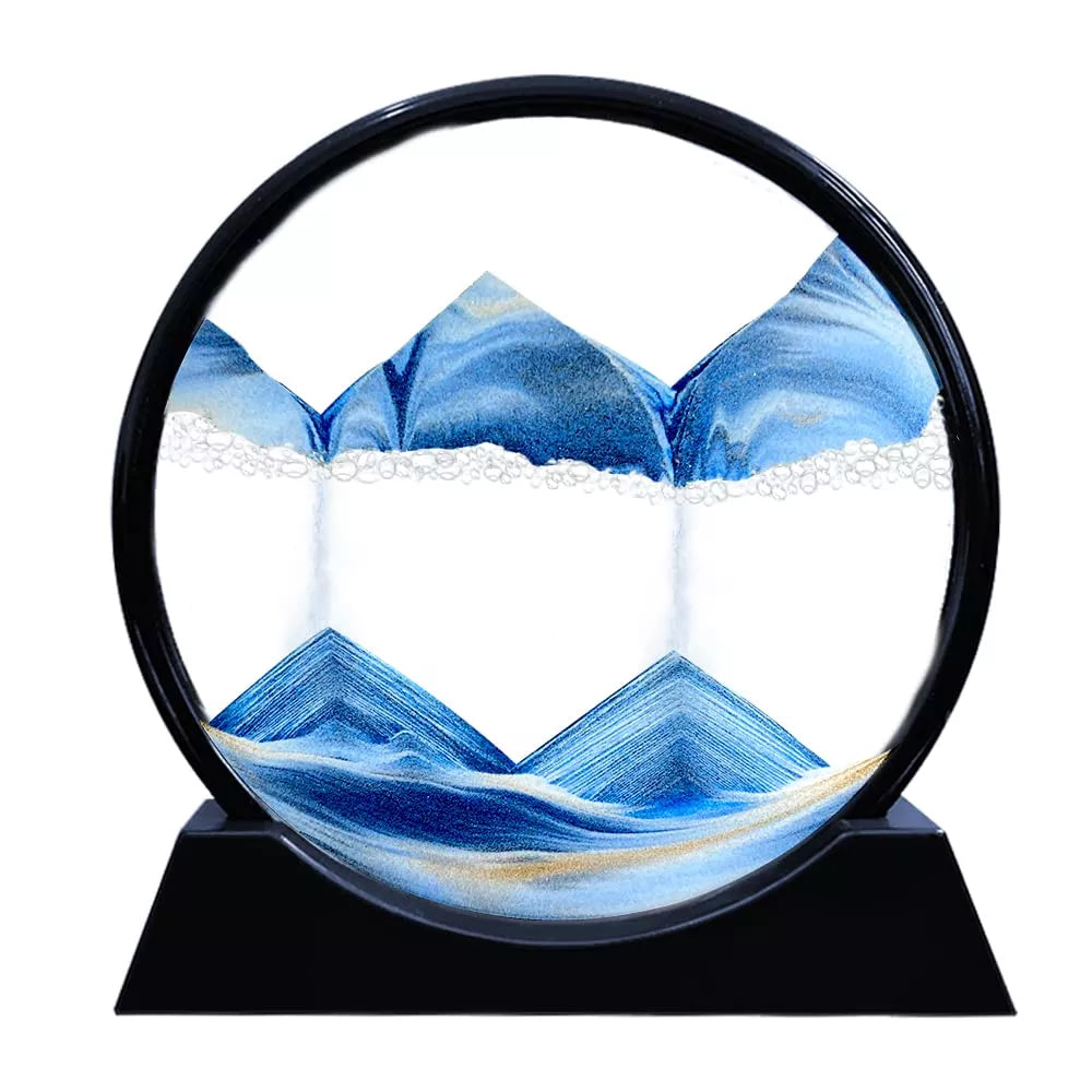 Stornfield | Paysage de sable en 3D en forme de sablier de mer profonde