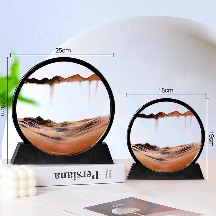 Stornfield | Paysage de sable en 3D en forme de sablier de mer profonde