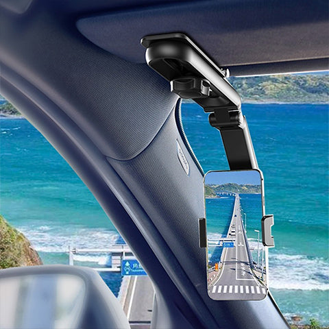 Rotatable and retractable car phone holder | Stornfield