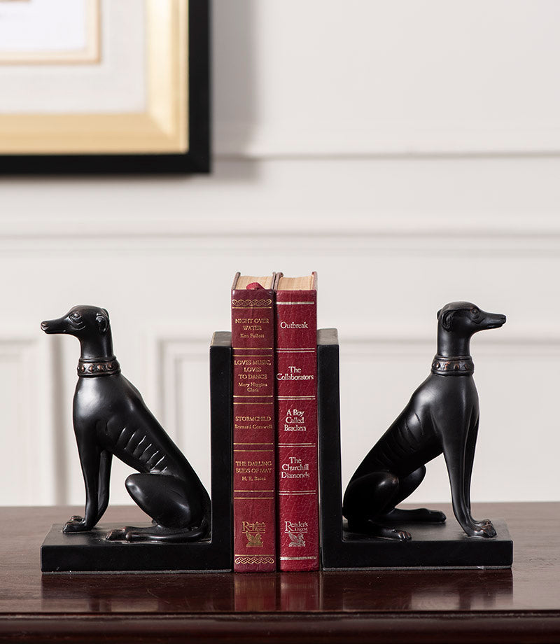Stornfield | Watchdog-shaped Book Holder - Black