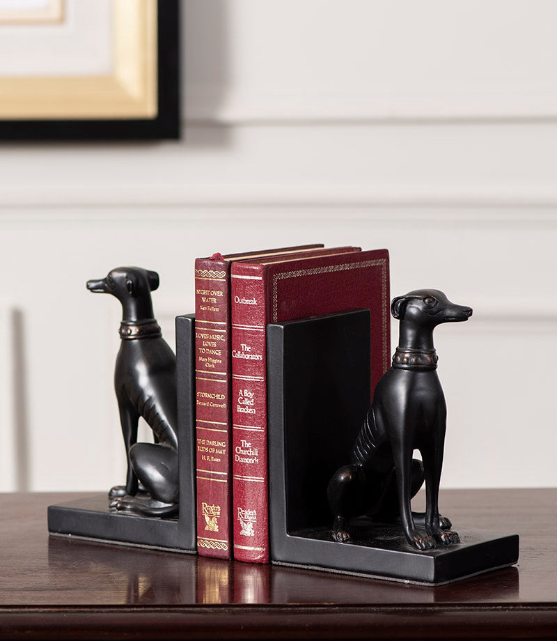 Stornfield | Watchdog-shaped Book Holder - Black