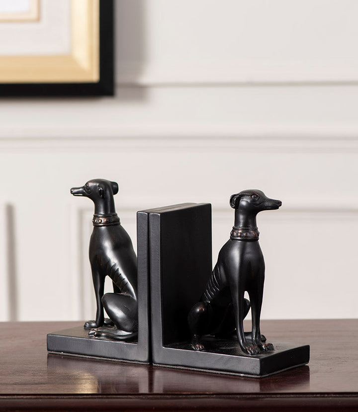 Stornfield | Watchdog-shaped Book Holder - Black