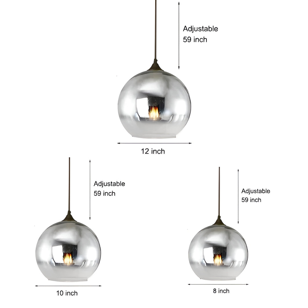 Industrial Glass Pendant Light with LED – Modern & Decorative | Ideal for Kitchens, Dining Rooms & Bars | Stornfield