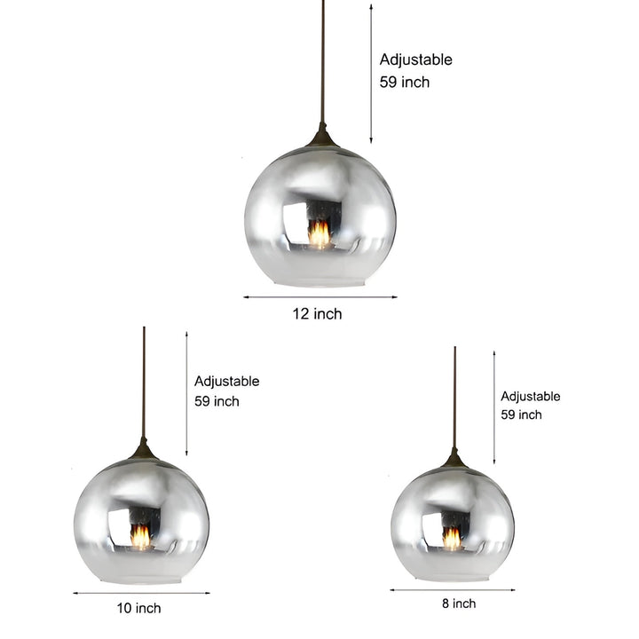 Industrial Glass Pendant Light with LED – Modern & Decorative | Ideal for Kitchens, Dining Rooms & Bars | Stornfield