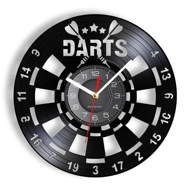 GameTime Vintage Dartboard Wall Clock Stornfield