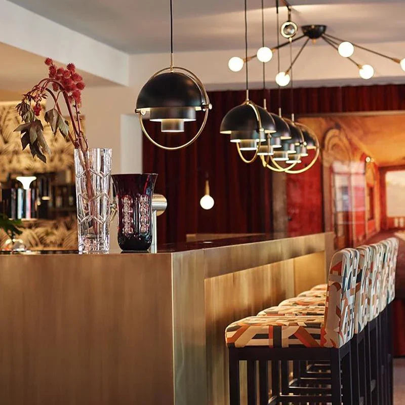 Modern Danish Iron Pendant Lamp – Minimalist Industrial Design for Dining Room and Living Room | Stornfield