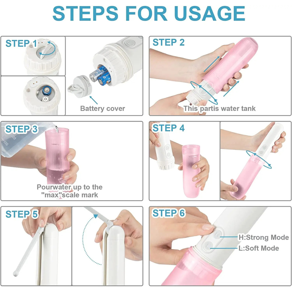 Compact electric travel bidet | Stornfield