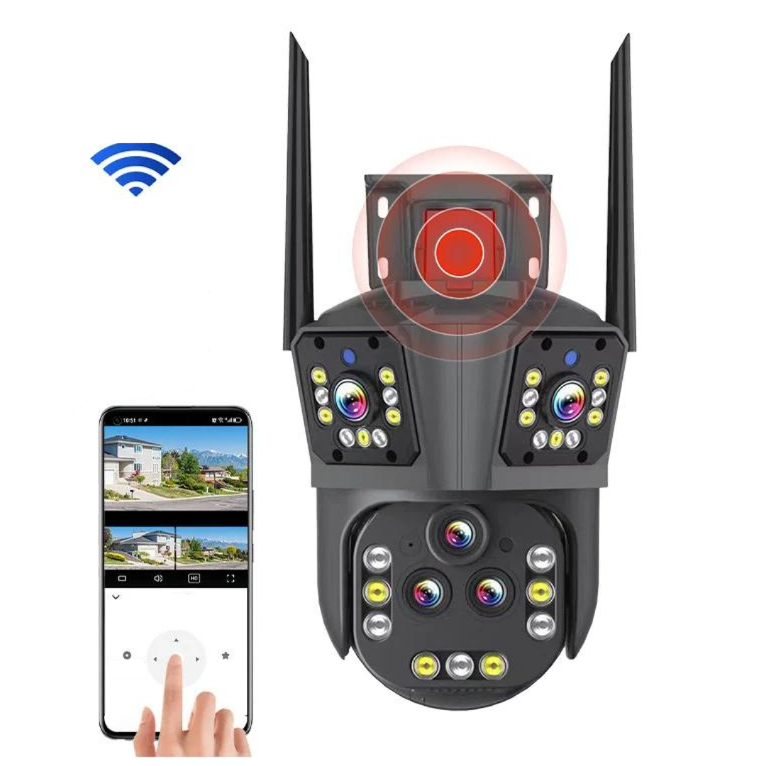 DualGuard Ultra 10K – 20MP Surveillance Camera with 5 Lenses and 20x Zoom | Stornfield