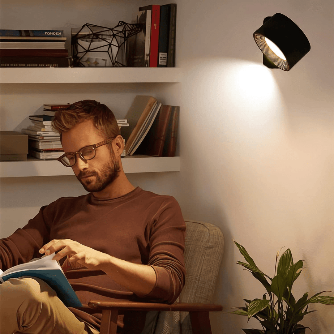Stornfield | 360° Rechargeable Wireless Wall Lamp | Versatile LED Lighting Solution