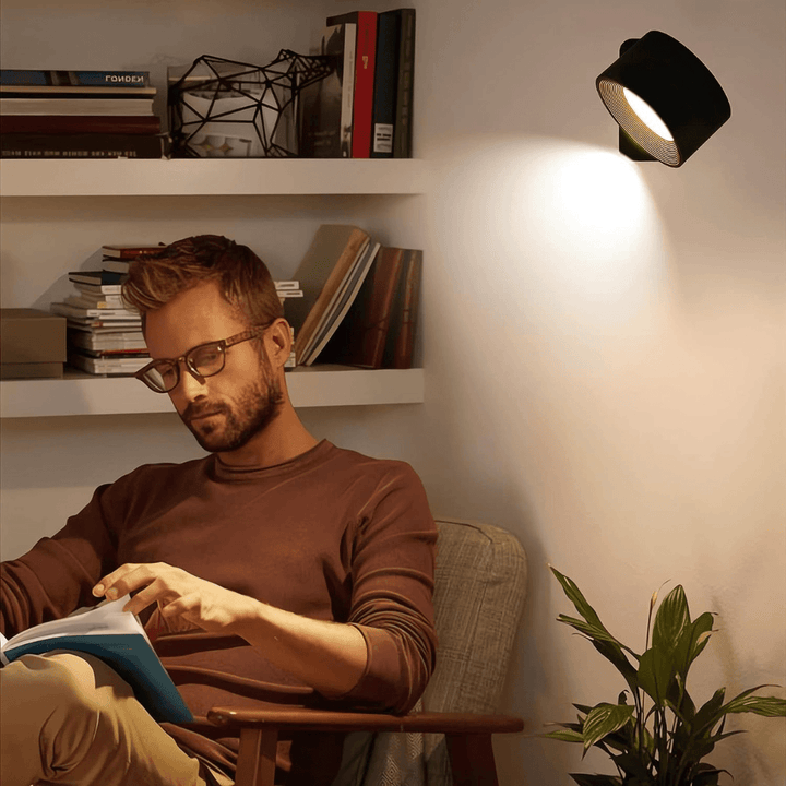 Stornfield | 360° Rechargeable Wireless Wall Lamp | Versatile LED Lighting Solution