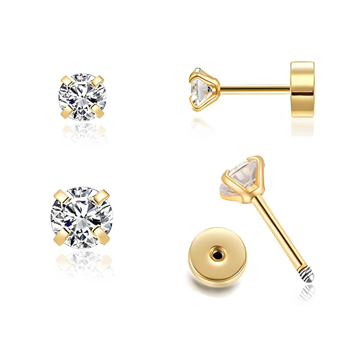 Ear studs with flat back | Stornfield