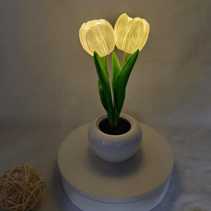 Stornfield | LED Table Lamp Night Tulip Peony Creative Modern Simulation