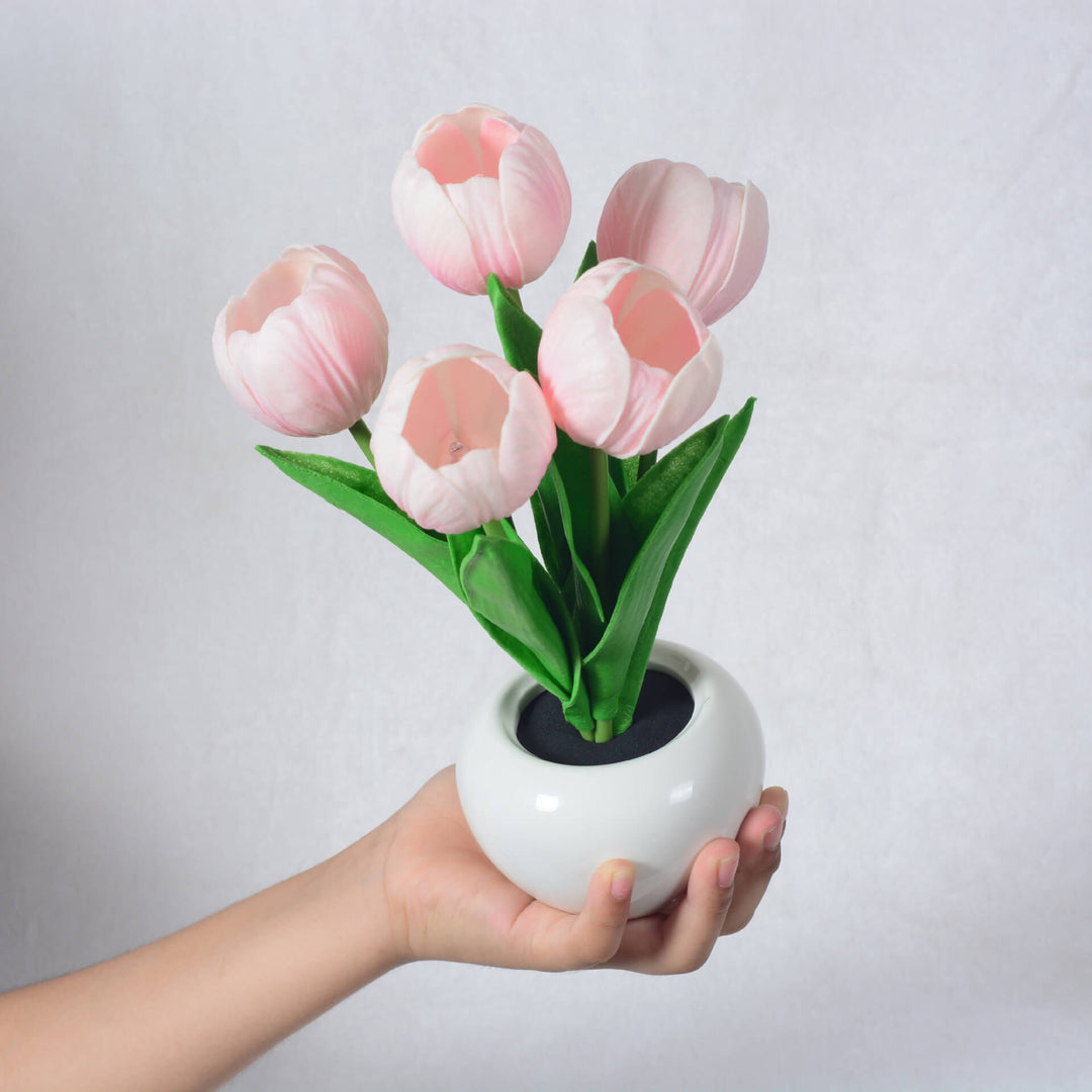 Stornfield | LED Table Lamp Night Tulip Peony Creative Modern Simulation