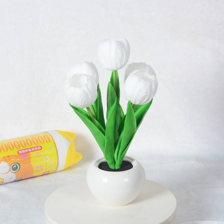 Stornfield | LED Table Lamp Night Tulip Peony Creative Modern Simulation
