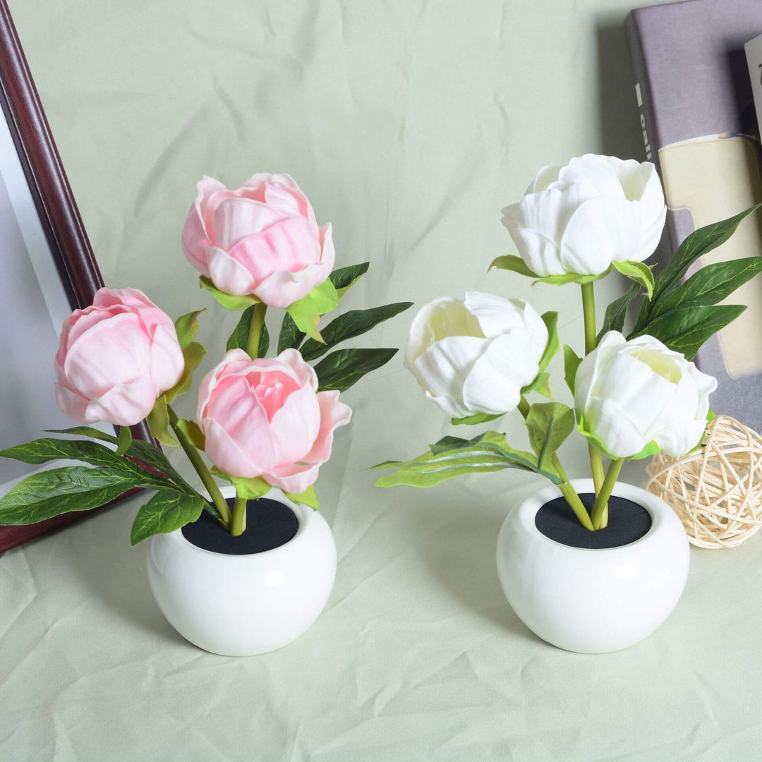 Stornfield | LED Table Lamp Night Tulip Peony Creative Modern Simulation