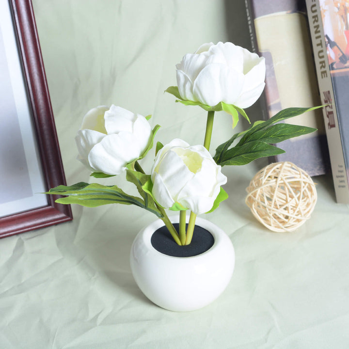 Stornfield | LED Table Lamp Night Tulip Peony Creative Modern Simulation