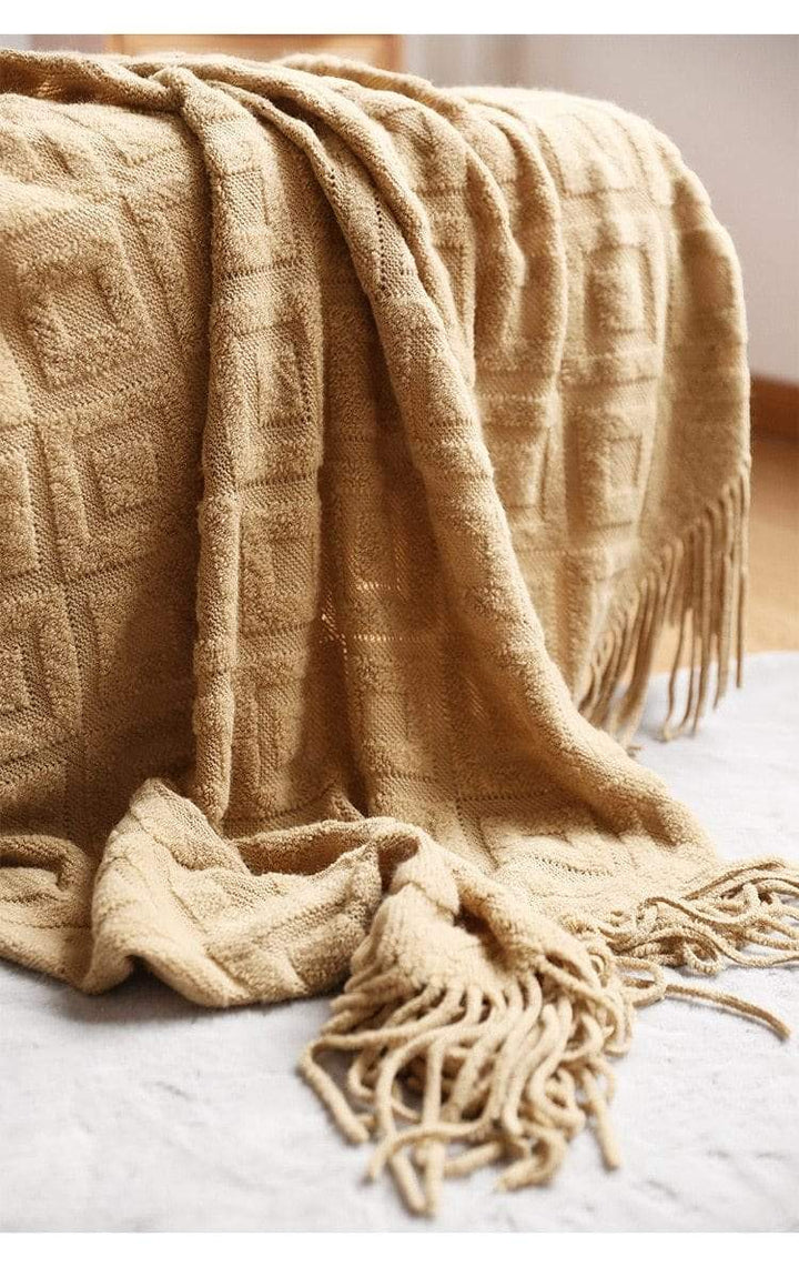 Diamond-shaped blanket Stornfield