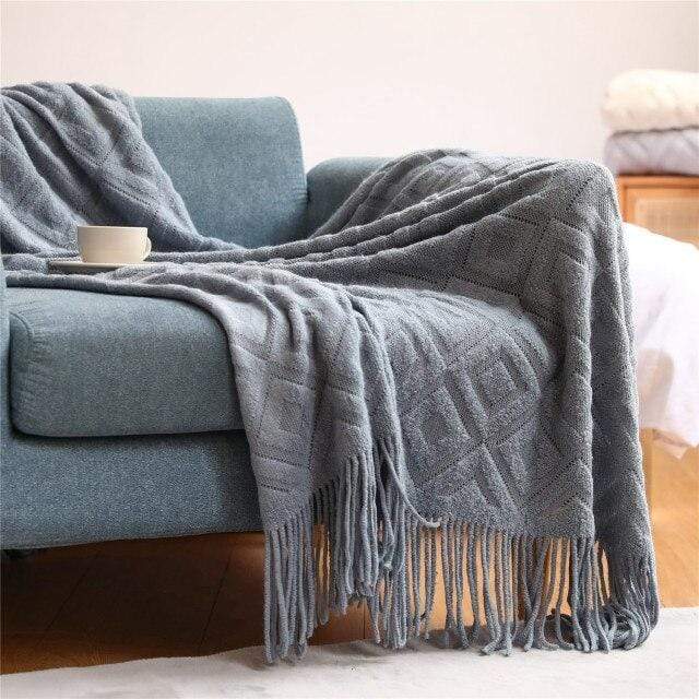 Diamond-shaped blanket Stornfield