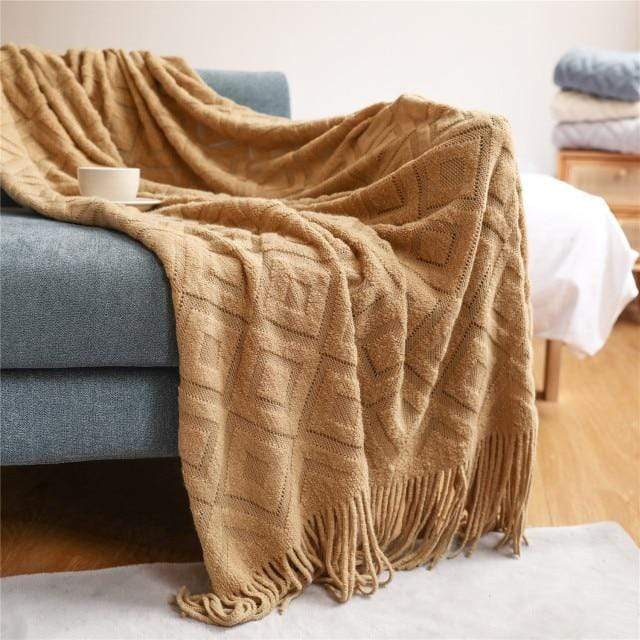 Diamond-shaped blanket Stornfield