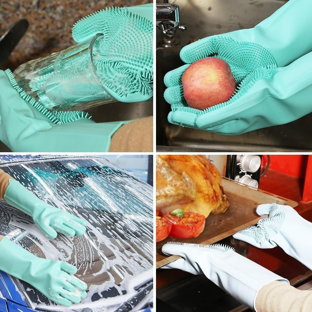 Multi-Purpose Scrubber Dishwashing Gloves | Stornfield