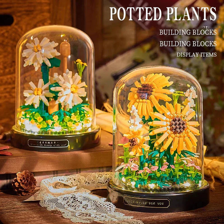 Stornfield | BloomBrick DIY Micro Flower Building Blocks | Mini Brick Puzzle | Home Decoration & Gift Idea for Kids