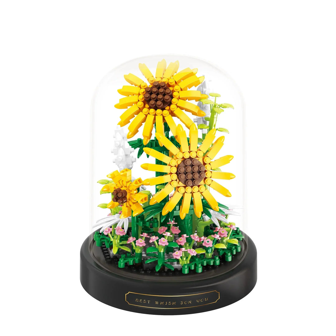 Stornfield | BloomBrick DIY Micro Flower Building Blocks | Mini Brick Puzzle | Home Decoration & Gift Idea for Kids