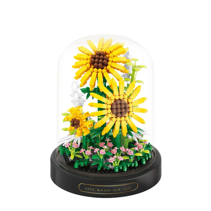 Stornfield | BloomBrick DIY Micro Flower Building Blocks | Mini Brick Puzzle | Home Decoration & Gift Idea for Kids