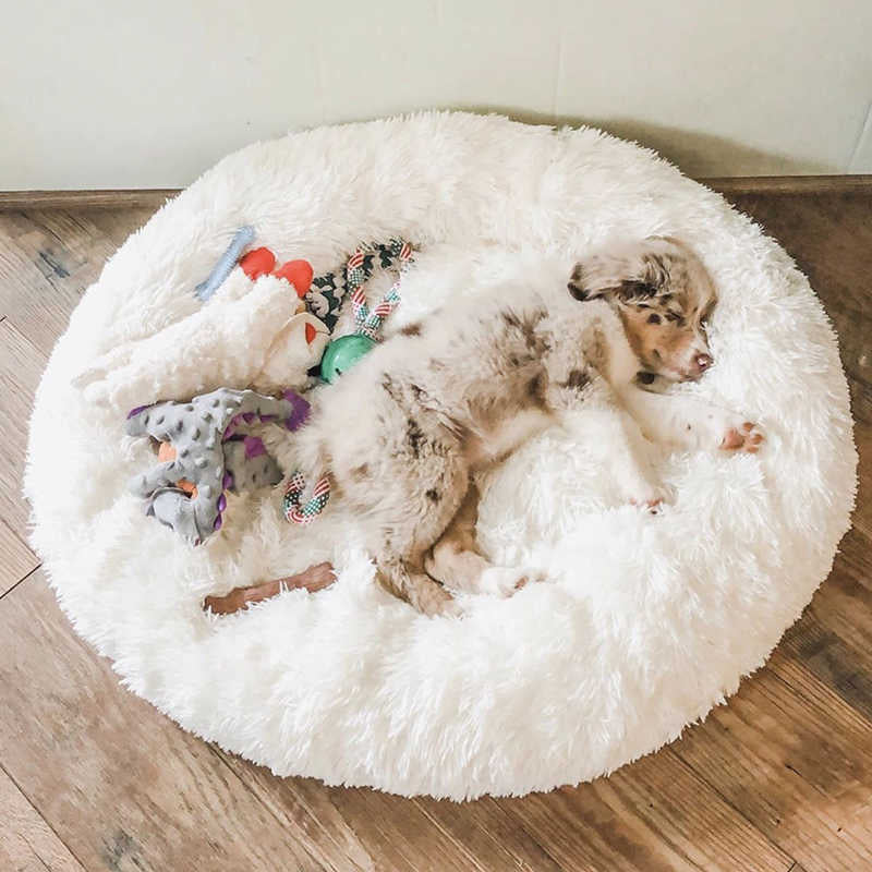 Stornfield | Donut Lit pour Chien en Peluche Calmant pour Chiens Petit à Grand