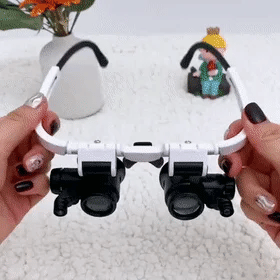 Stornfield | LED Magnifying Glasses with 8x, 15x, and 23x Magnification for Detailed Viewing and Precision Work