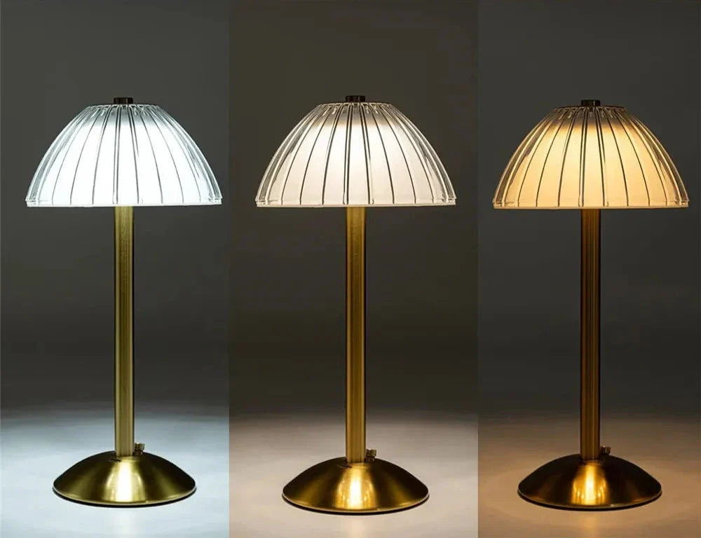 Cordless LED table lamp with dimming function – Eye-friendly bedside lamp for living room and bedroom | Stornfield