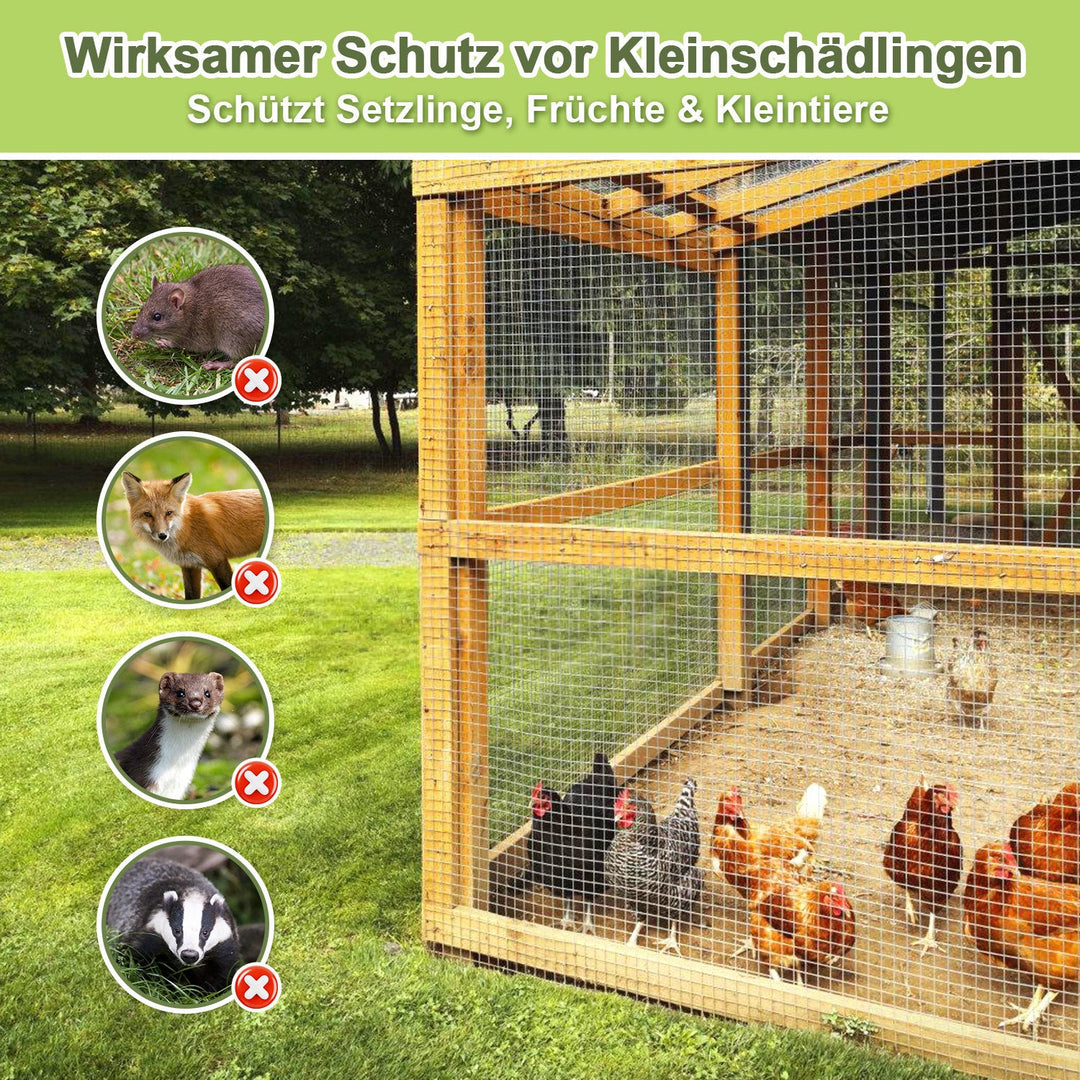 Wire mesh Galvanized 5m/10m Aviary wire Mole mesh | Stornfield