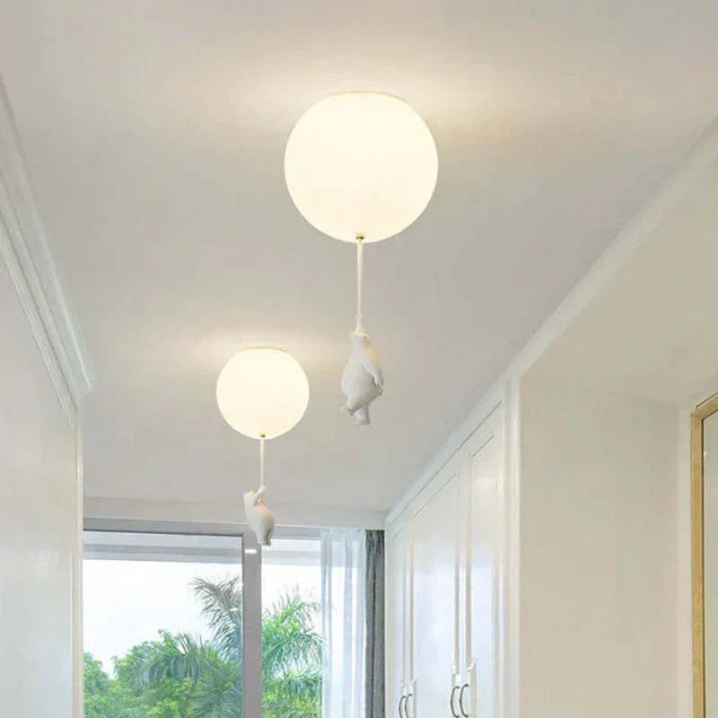 Stornfield | DreamyBear Lamp - Kids' Ceiling Lamp with Bear and Balloon