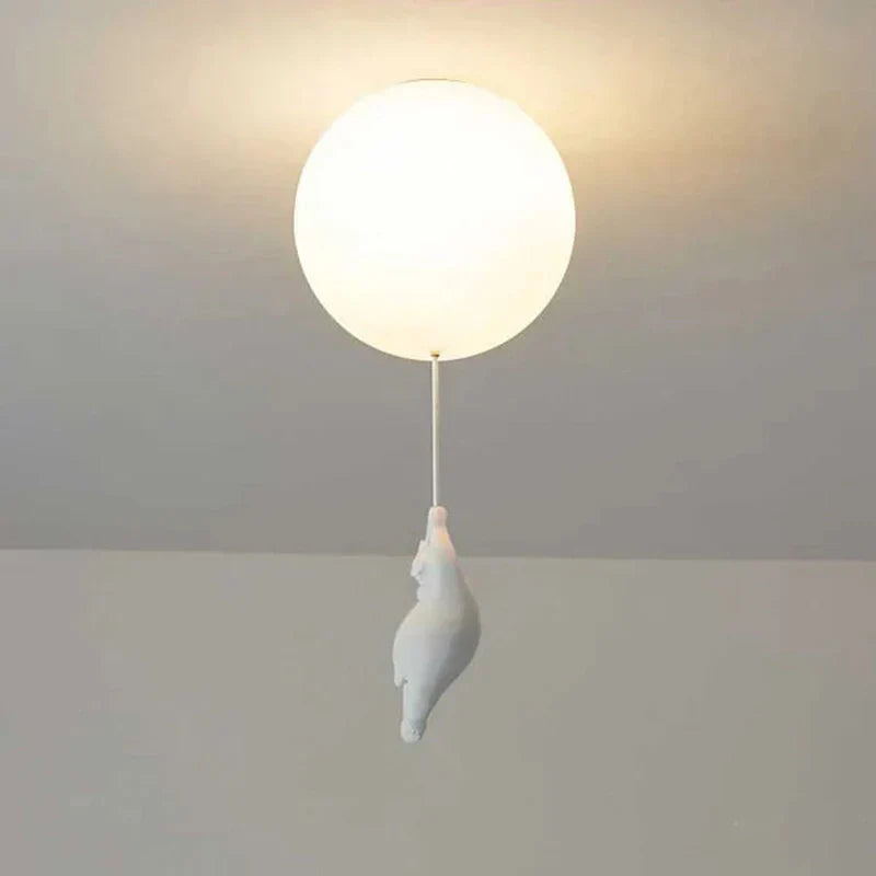 Stornfield | DreamyBear Lamp - Kids' Ceiling Lamp with Bear and Balloon