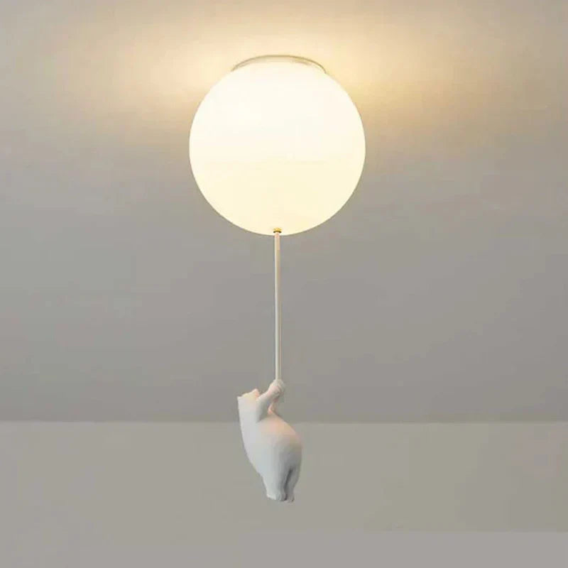 Stornfield | DreamyBear Lamp - Kids' Ceiling Lamp with Bear and Balloon