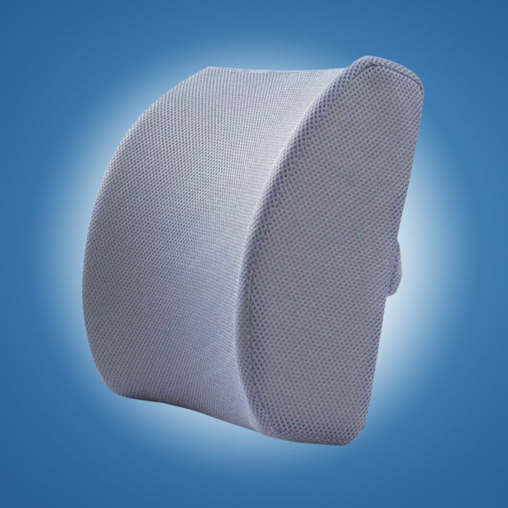 DriveEase | Car Lumbar Support Cushion - Memory Foam Relief - Breathable Mesh - Ideal for Journeys and Long Drives Stornfield