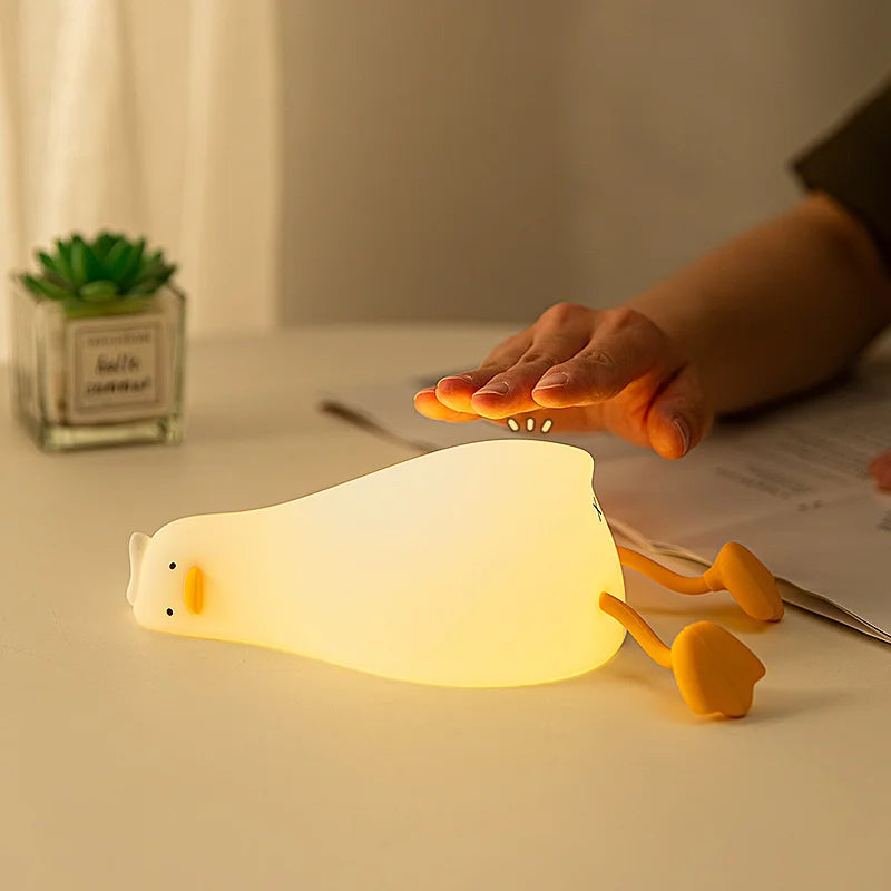 Stornfield | QuackyGlow Duck LED Mood Lamp | Fun Night Light | LED Decoration for Home and Kids' Room