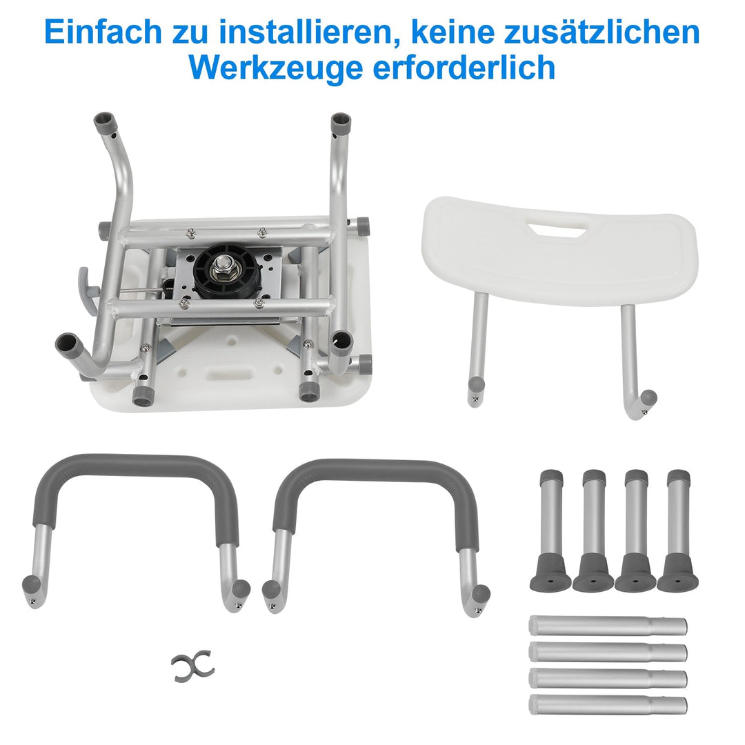 Shower chair Shower stool 360°rotatable | Stornfield