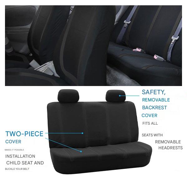 Stornfield | ComfortSeat 9-piece Car Seat Covers Set – Universal, Breathable & Washable