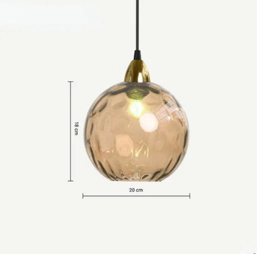 Stornfield | HelderBol - Sphere Glass Pendant Lamp