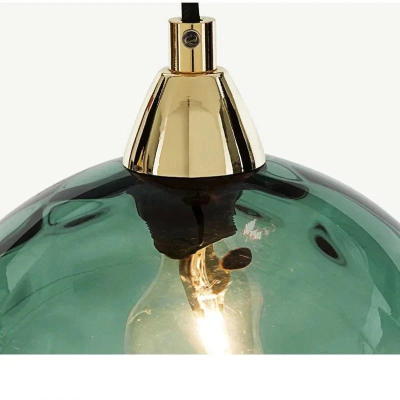 Stornfield | Glasora Suspension - Clear Glass Globe with LED Lighting