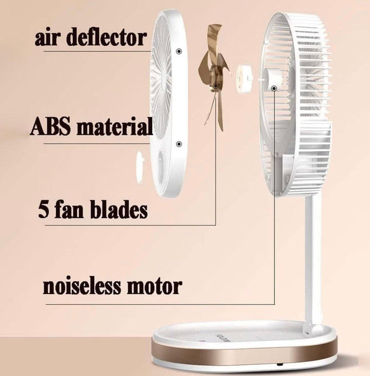 MULTI-FUNCTION FOLDING FAN WITH LIGHT | Stornfield