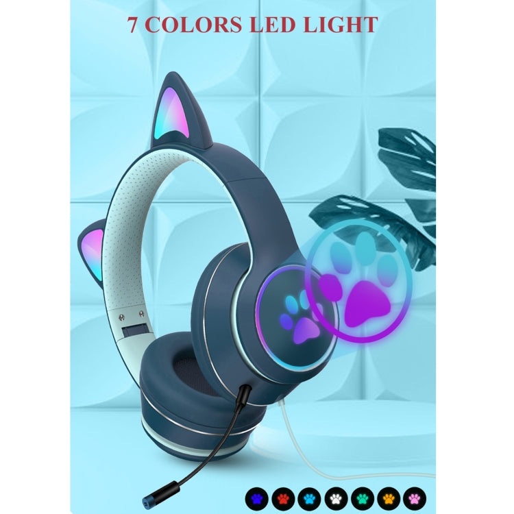 Gaming Headset Cat Ear LED Lighting USB 3.5mm | Stornfield