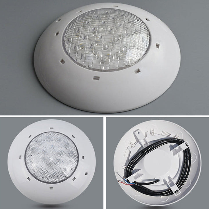 Stornfield | ABS Plastic 18x3W Pool Wall Light Underwater Light (White)