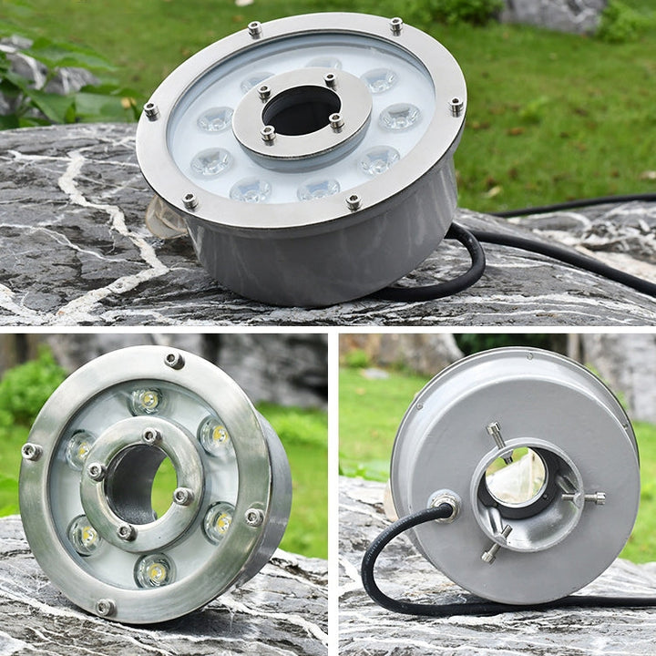 Stornfield | 6W Aluminum LED Color-Changing Underwater Ring Light for Fountain (Color-Changing)