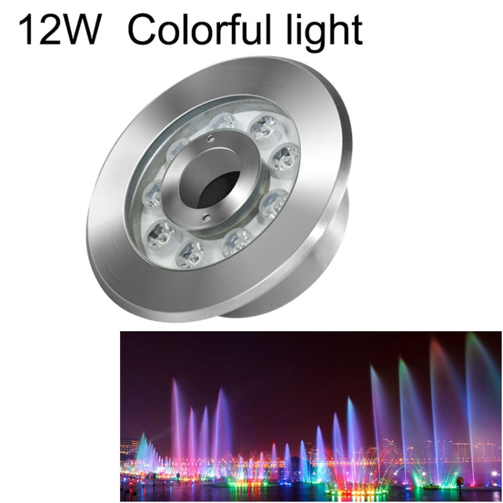 Stornfield | 12W Color Changing LED Stainless Steel Underwater Landscape Light (Colorful)