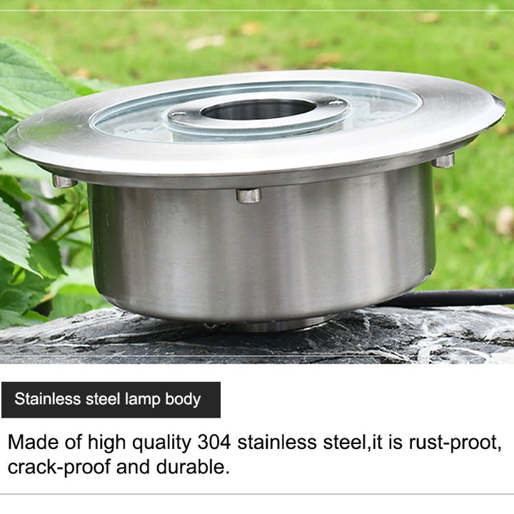 Stornfield | 12W Color Changing LED Stainless Steel Underwater Landscape Light (Colorful)