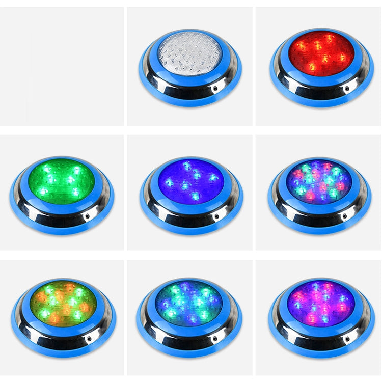 Stornfield | 18W LED Stainless Steel Pool Wall Light Underwater Landscape Light (Colorful Light)