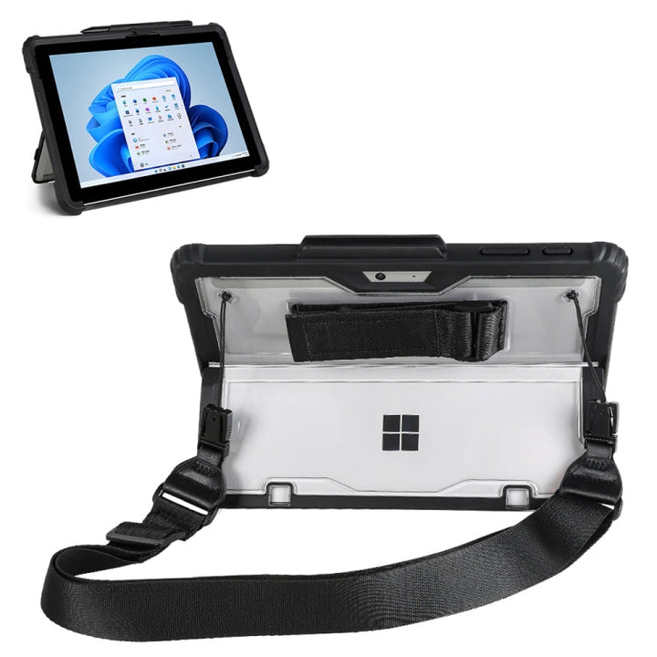 Stornfield | For Microsoft Surface Pro 4 / 5 / 6 / 7 / 7+ Clear Acrylic Laptop Case with Hand & Shoulder Strap
