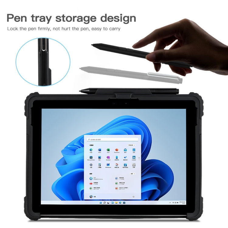 Stornfield | For Microsoft Surface Pro 4 / 5 / 6 / 7 / 7+ Clear Acrylic Laptop Case with Hand & Shoulder Strap