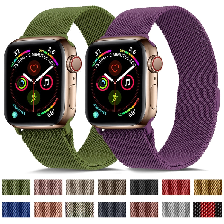 Stornfield | Frerndorf | Milanese Stainless Steel Strap for Apple Watch Series 9&8&7 41 mm / SE 3&SE 2&6&SE&5&4 40 mm / 3&2&1 38 mm (Vintage Gold)